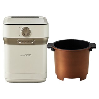 스마트카라 400 Pro X 건조분쇄 음식물처리기 2L + 건조통 세트, SC-D0209(음식물처리기), DR40A-P(건조통), 라이트베이지(음식물처리기), 브라운(건조통)