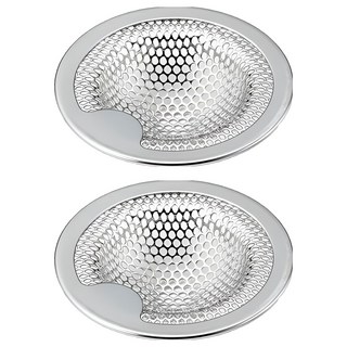 YOSHIKAWA 吉川 不鏽鋼洗手台濾網 5.2 x 3.5 x 1.3cm, 1組, 不鏽鋼