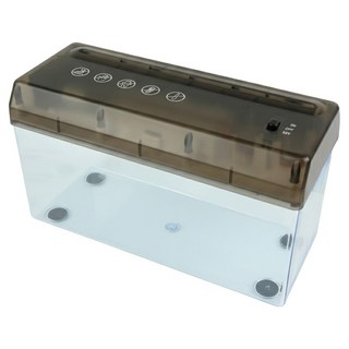 aibo A4 輕便電動碎紙機 USB/電池兩用 0.5cm細密碎紙 22cm碎紙入口, 黑色, USB-03B