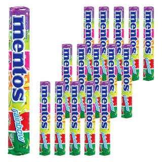 mentos 曼陀珠 彩虹曼陀珠 綜合水果口味, 37.5g, 16條