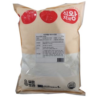 Sikjajae Wang 玉米澱粉, 3公斤, 1個