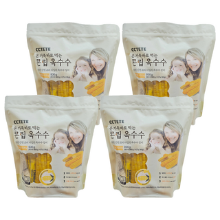 即食玉米+蒜味奶油調味粉 6份入, 936g, 4組