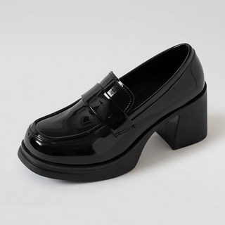 ChakanShoes O'Connell亮皮厚底高跟樂福鞋 LHEMS1g810