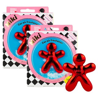 Mr&Mrs FRAGRANCE NIKI 經典車用芳香劑, 薄荷, 2個