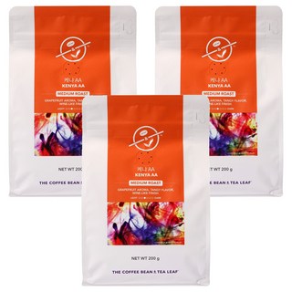 The Coffee Bean 肯亞 AA 咖啡豆, 原豆(未研磨), 3個, 200g
