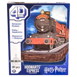 SPIN MASTER 4D Build 立體拼圖哈利波特系列 霍格華茲特快列車 拼圖模型套裝, 181片, 1盒