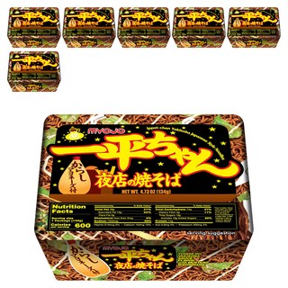 明星食品 明星 一平ちゃん日式炒麵 134g, 7個