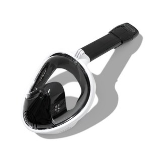 It's Life 第三代全罩式浮潛面罩, 白色 + 黑色