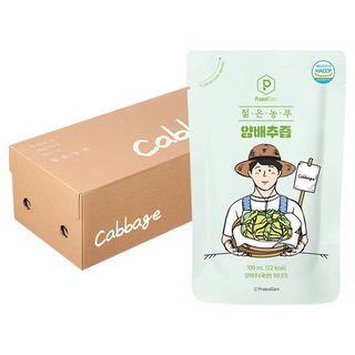 푸릇담 국내산 젊은농부 양배추즙, 3L, 1개