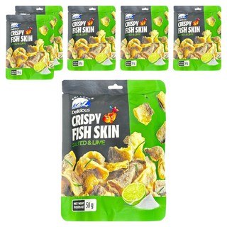 PHI LONG 越南魚皮 檸檬口味 , 50g, 6包