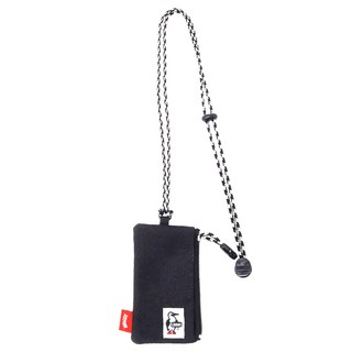 CHUMS Recycle Coin Holder 零錢包, 黑色, 1個, 12 × 6.5cm