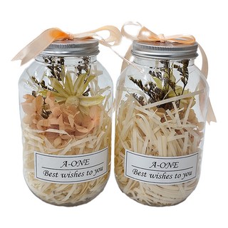 A-ONE 匯旺 永生花許願花瓶, M款 黃雛菊