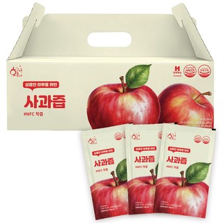 Hwanggeumine 鮮榨蘋果汁 30入, 100ml, 30包