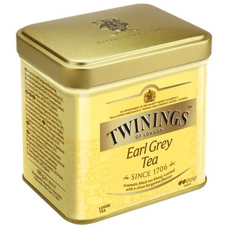 TWININGS 唐寧茶 錫盒裝伯爵紅茶葉, 100g, 1罐, 1罐