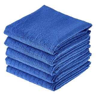 코멧 극세사 청소 타월, 블루, 5개