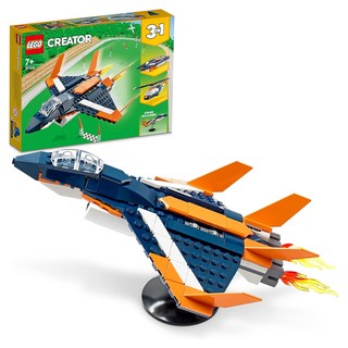 LEGO 樂高 31126 Creator 系列 超音速噴射機 3合1 積木玩具 (7+歲), 1盒