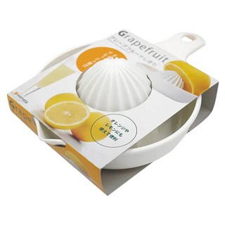 inomata 榨汁器, 適用於葡萄柚、橙子、檸檬, 19 x 13.8 x 6.1cm, 250ml, 1個