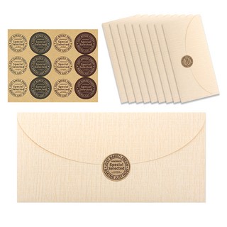 프리미엄 노블레스 용돈봉투 10p + 스티커 12p 세트, 미스트크림, 1세트