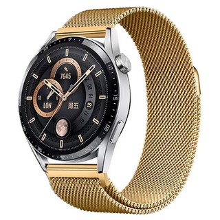 아이엠판다 갤럭시워치 메쉬메탈 스트랩, 골드