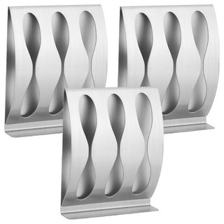 不鏽鋼牙刷架 3個 銀色 浴室收納好幫手 無痕安裝