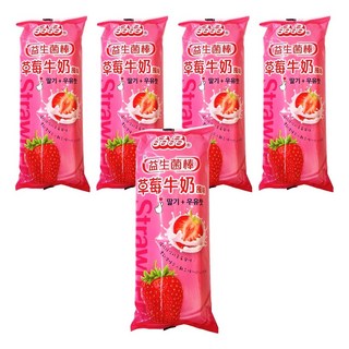 晶晶 益生菌草莓牛奶風味棒, 680g, 5包