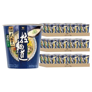 統一 拉麵道 日式豚骨風味拉麵 73g, 36入