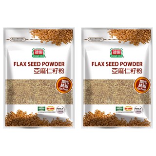 薌匯 亞麻仁籽粉，100%純粉，高鈣高纖高鐵，含Omega-3，250g, 2包