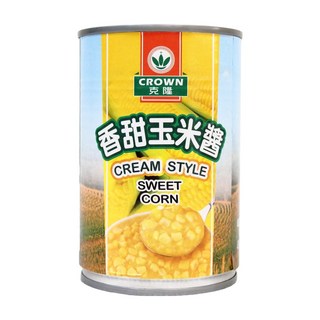CROWN 克隆 香甜玉米醬 CREAM STYLE, 410g, 24罐