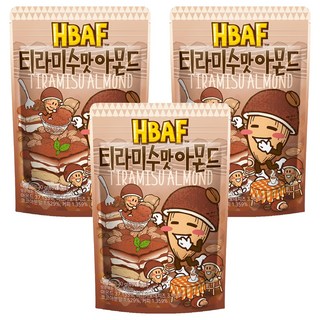 HBAF 杏仁果 提拉米蘇味, 120g, 3包