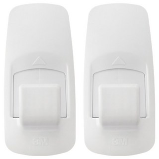 3M Command 無痕 超大型掛鉤 17004, 白色, 2個