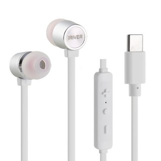 IRIVER Type-C 有線耳機, 銀色, ICP-CA7i