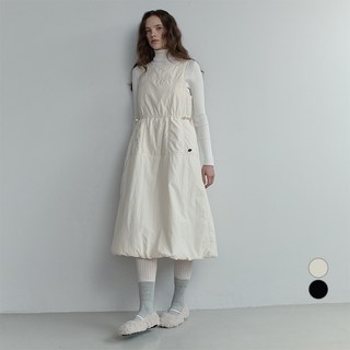 JUCY JUDY 女款氣球羽絨連身裙 JZOP721A, 象牙白