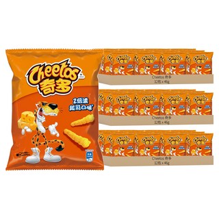奇多 Cheetos 2倍濃起司口味玉米棒, 一口接一口 愛不釋手, 濃郁香氣, 12包, 46g, 36包