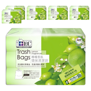 EASY CLEANER 家簡塵除 香氛清潔袋 3入組 超厚實耐用 添加奈米減塑環保配方, 15L, 6包