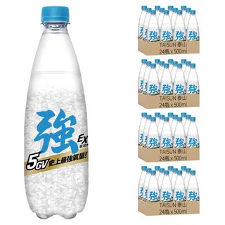 泰山 Cheers EX 強氣泡水，5GV最強氣量，中央山脈優質水源, 500ml, 96瓶