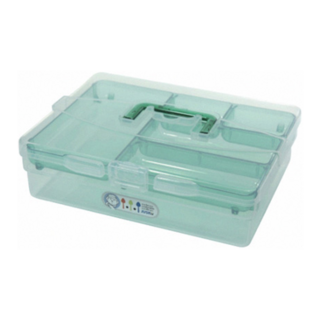 JUSKU 佳斯捷 美術家置物箱 收納盒 工具箱 顏色隨機, 1個