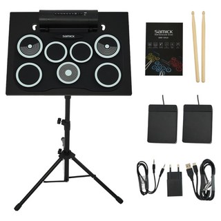 samick 三益樂器 電子鼓打擊板 薄荷綠 SERD-2 + 專用支架套組, 1套