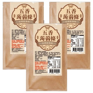 佳美 台灣經典 五香蒟蒻條 40g Q彈有嚼勁 獨立包裝方便攜帶 健康低負擔點心, 3入