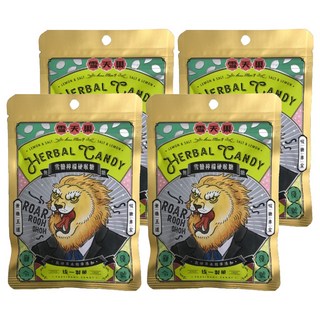 PRESIDENT CANDY 統一製菓 雪天果 雪鹽檸檬, 50g, 4包