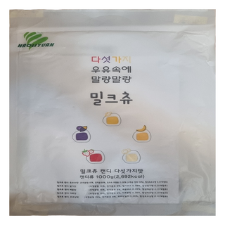 밀크츄 캔디 다섯가지맛, 1kg, 1개