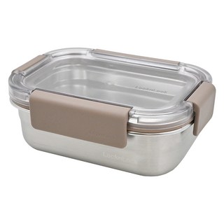 LocknLock 樂扣樂扣 Modular 不鏽鋼長方形密封保鮮盒 LST601, 310ml, 1個