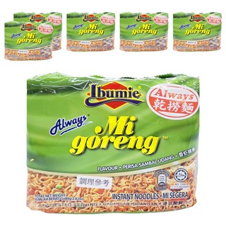 Ibumie 益福 Always 香辣蝦醬撈麵 經濟包, 30包