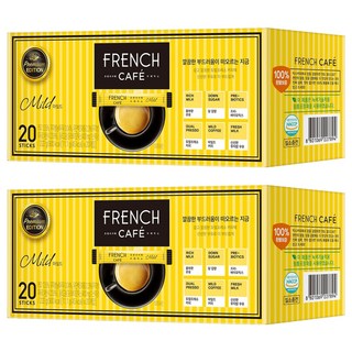 프렌치카페 커피믹스 스틱 마일드, 11.1g, 20개입, 2개