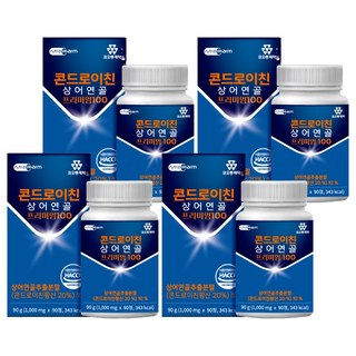 코오롱제약 콘드로이친 상어연골 프리미엄 100, 90g, 4개