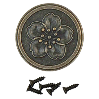 木百貨 前扣 + 螺絲 Set 青古銅色, 1包