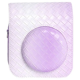 漸變編織紋相機包 拍立得mini12適用 紫色, 101655426658, 1個