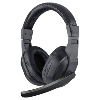 GLiTTER 宇堂 RGB七彩呼吸燈頭戴耳機麥克風, GT-5082, 黑色