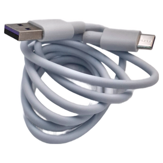 充電線 快充 USB-Type-C, 1m, 白色, 1組