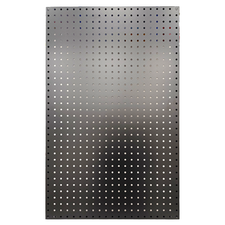 撥撥的架子 HH-004BB 含一片洞洞板與五支牛角掛勾 居家收納好幫手, 黑色, 1組