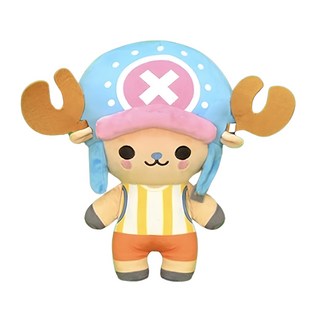 KHTOY 航海王喬巴Q版整身長抱枕 柔軟舒適 居家擺飾, 55cm, 顏色隨機, 1個